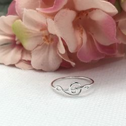 Music Note Ring | Size 8