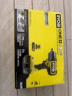 Ryobi half inch Impact Wrench combo HP high performance total new top of line Right you’ll be half Impact Wrench combo HP high performance total new t