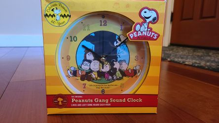 Peanuts Gang Sound Clock