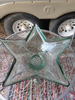 Clear glass Star bowl