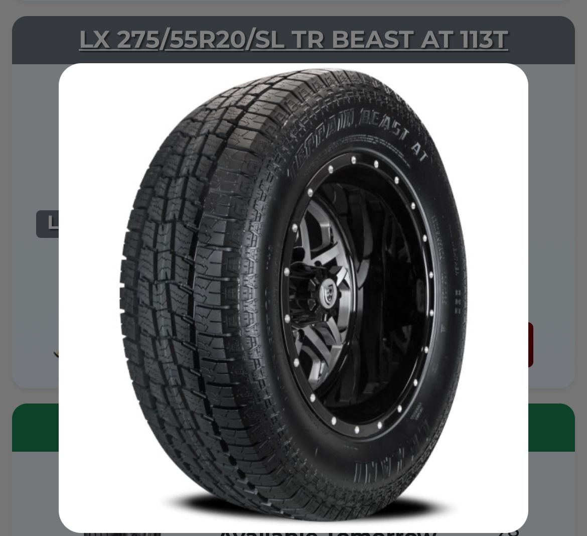 275/55/20 Brand New. All Terrain. All Season Tires. 2755520 275-55-20 275 55 20 275/55r20