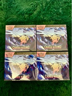 4 Pokemon Chaos Rising ETB