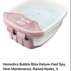Homedics Bubble Bliss Deluxe-Foot Spa