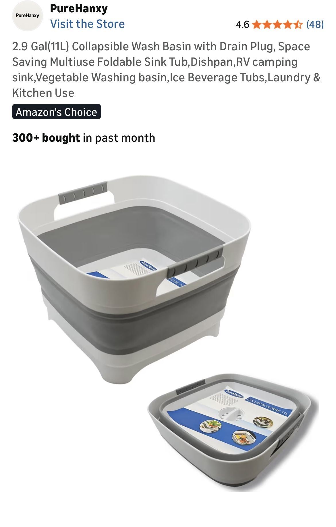 Collapsible wash Basin