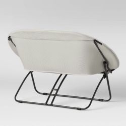 White double best sale dish chair