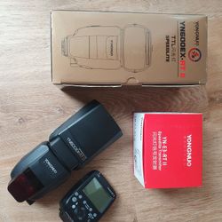 Yongnuo Speedlight YN600EX-RT II and Transmitter YN-E3-RT for Canon