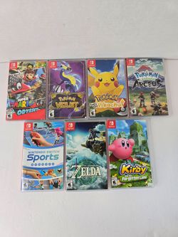 Nintendo Switch Games. See Description For Pricing And Availability