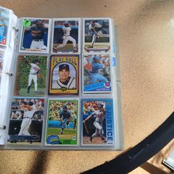 Two  Full Photo Albums  Of Old Baseball  Cards 