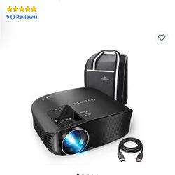 Vankyo - Leisure 510W Native 1080P Wireless Single LCD Portable Projector - Black