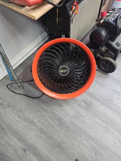 Intertek commercial electric floor fan.