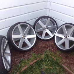 Rims with tire need Gone Asap 24x10j