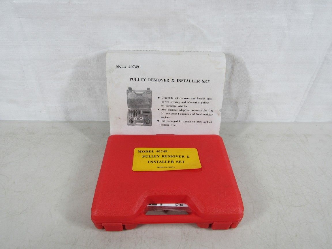 Harbor Freight Pulley Remover & Installer Set, 12 Piece 40749-NEW