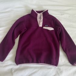 Patagonia Kids' Lightweight Synchilla Snap-T Pullover Size XL