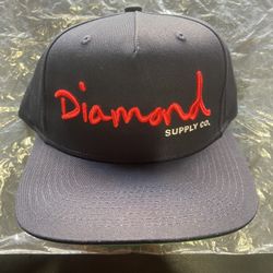Diamond Supply Co. Hat Black And Red Brand New