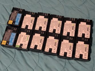 Canon LP-E6 Batteries 60D 70D 80D 90D 5DMii 5DMiii