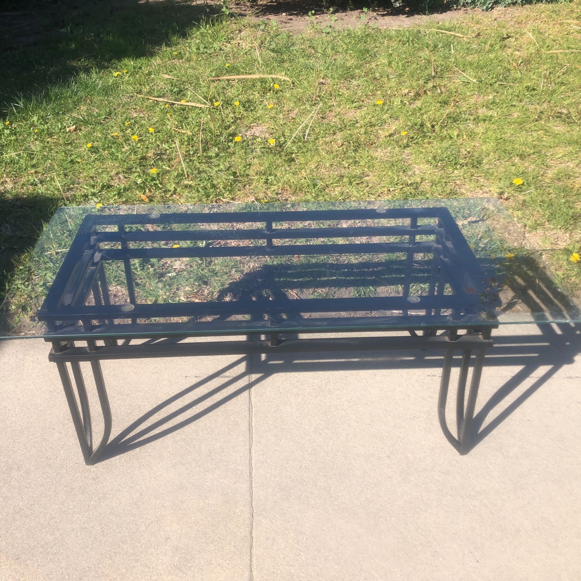 Glass Top Table
