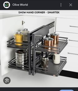 Corner Cabinet Organizer