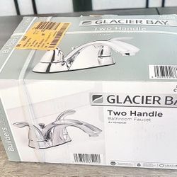 NEW Glacier Bay Bathroom Faucet Chrome NIB