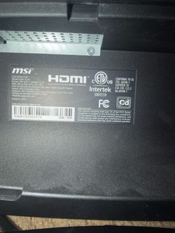 MSI CURVED GAMING MONITOR