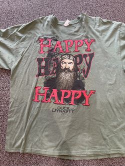 Happy Duck Dynasty T Shirt Size Large $25