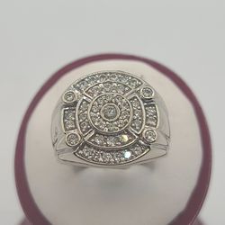 14k White Gold Diamond Ring