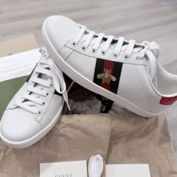 GUCCI Ace Bee Sneakers (wore once)