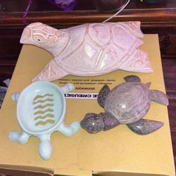 Turtle Decor and soap Holder 
