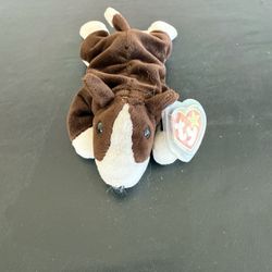 TY Beanie Baby Dog Named Bruno 