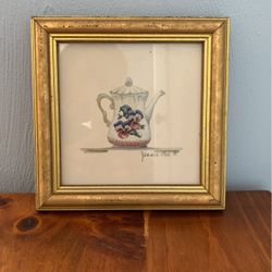 Framed Tea Pot 