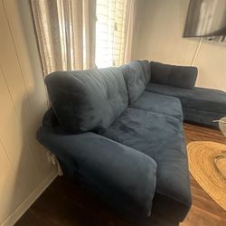 Sectional With Round Sofa