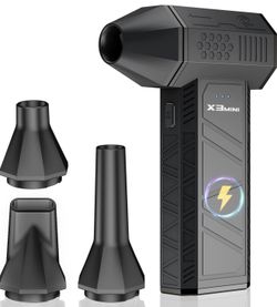 Compressed Air Duster, 180000RPM Electric Air Duster, Rechargeable Cordless Air Blower with 3-Gear Turbo Fan, Canned Air Alternative for Keyboard, PC,