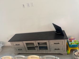 70” Media Console / TV Stand – Gray