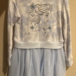 Disney Elsa Sweater Dress Size 6
