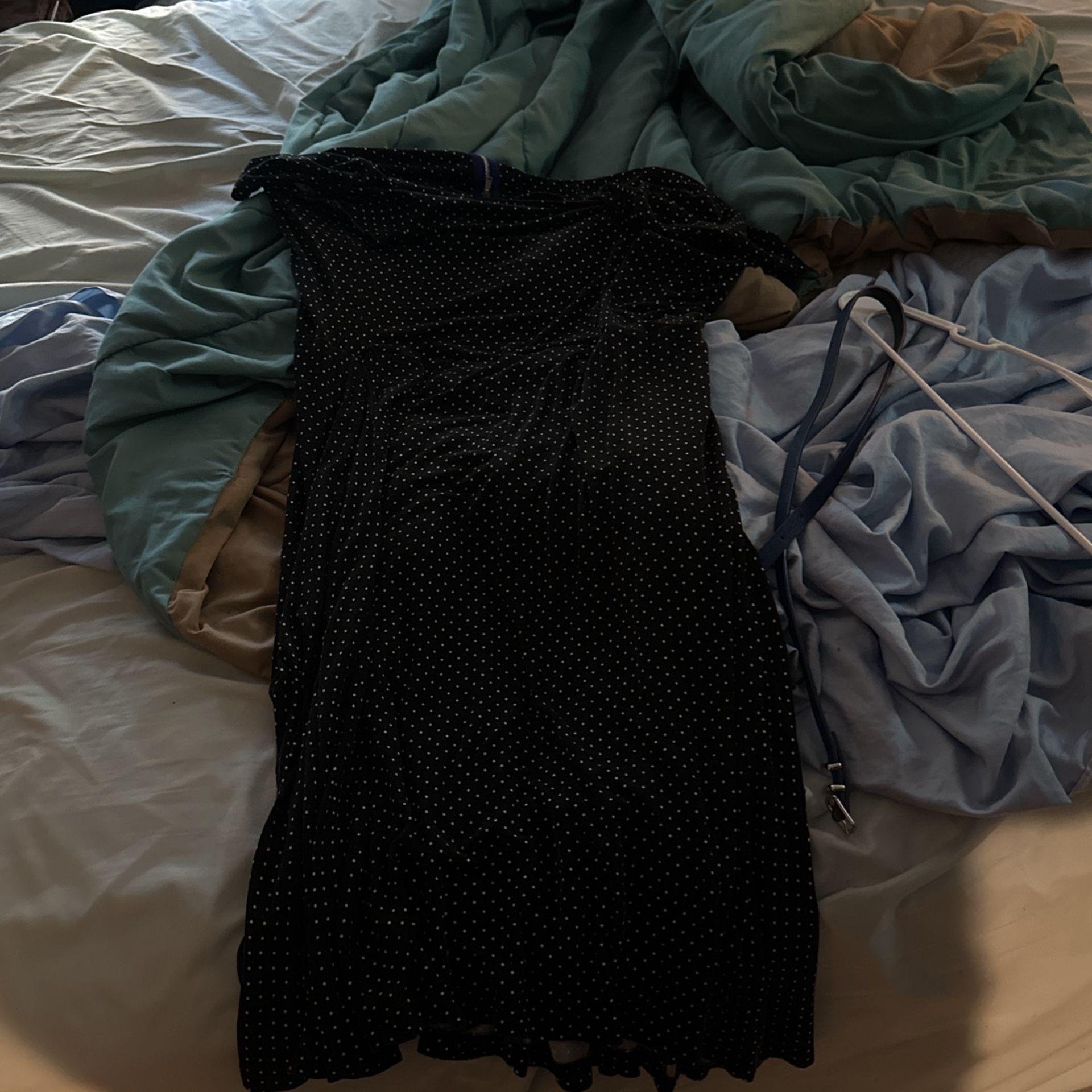 Black Dress With Belt