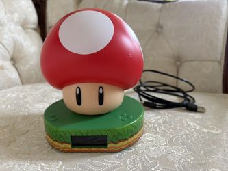 Super Mario Mushroom Digital Alarm Clock (works)