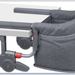 Premium Hook-On High Chair – Quick Install, Portable Baby Feeding Chair with Storage Bag 