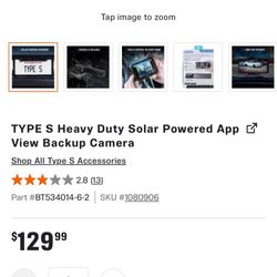 Type s Back Up Camera 