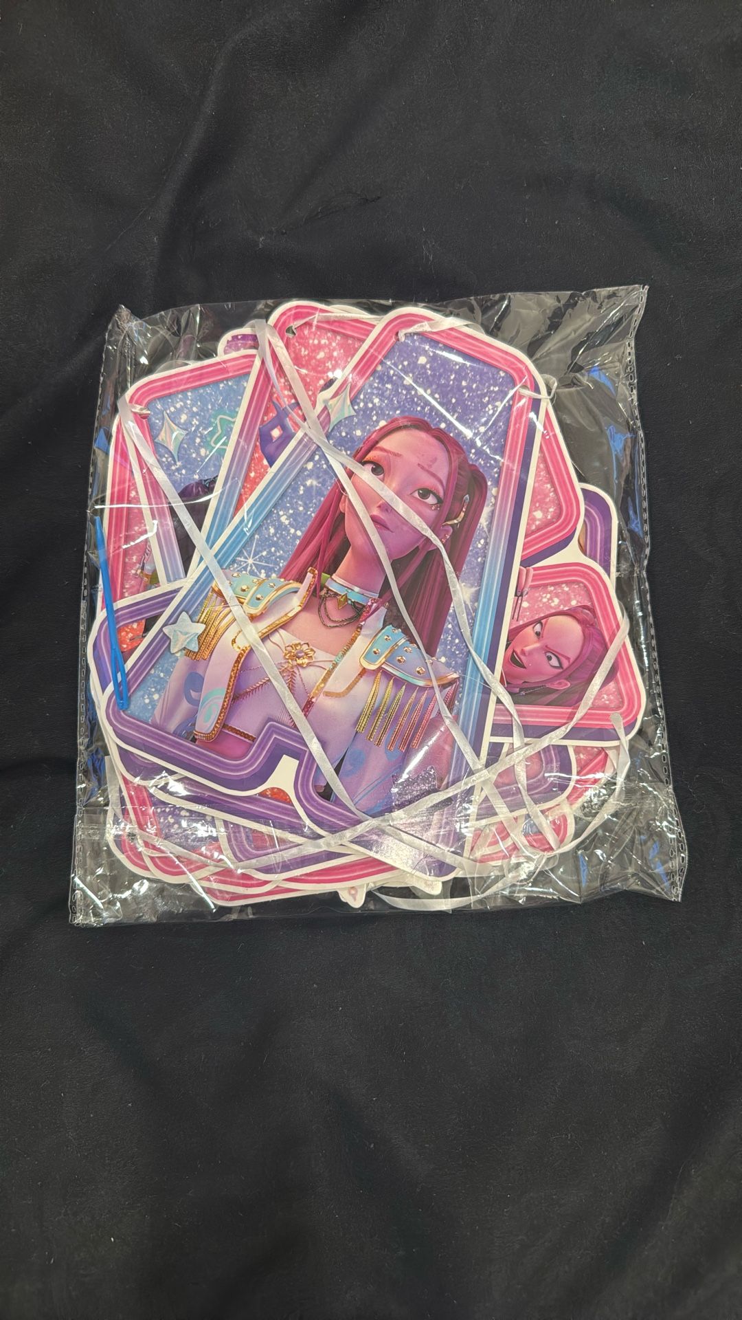 K-pop demon hunters Birthday Banner