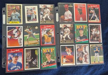 225+ Baseball Card Collection Lot – 25 Pages – Vintage 80s 90s 2000s MLB Stars
