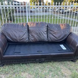 leather couch