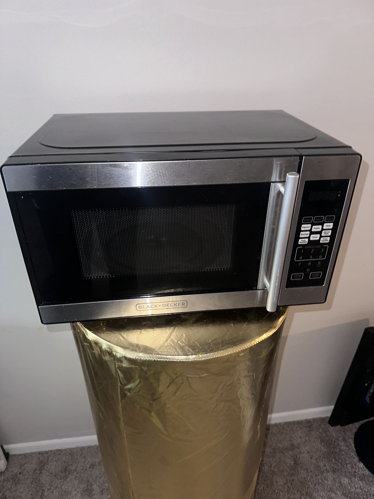 Black+Decker Microwave Stainless Steel