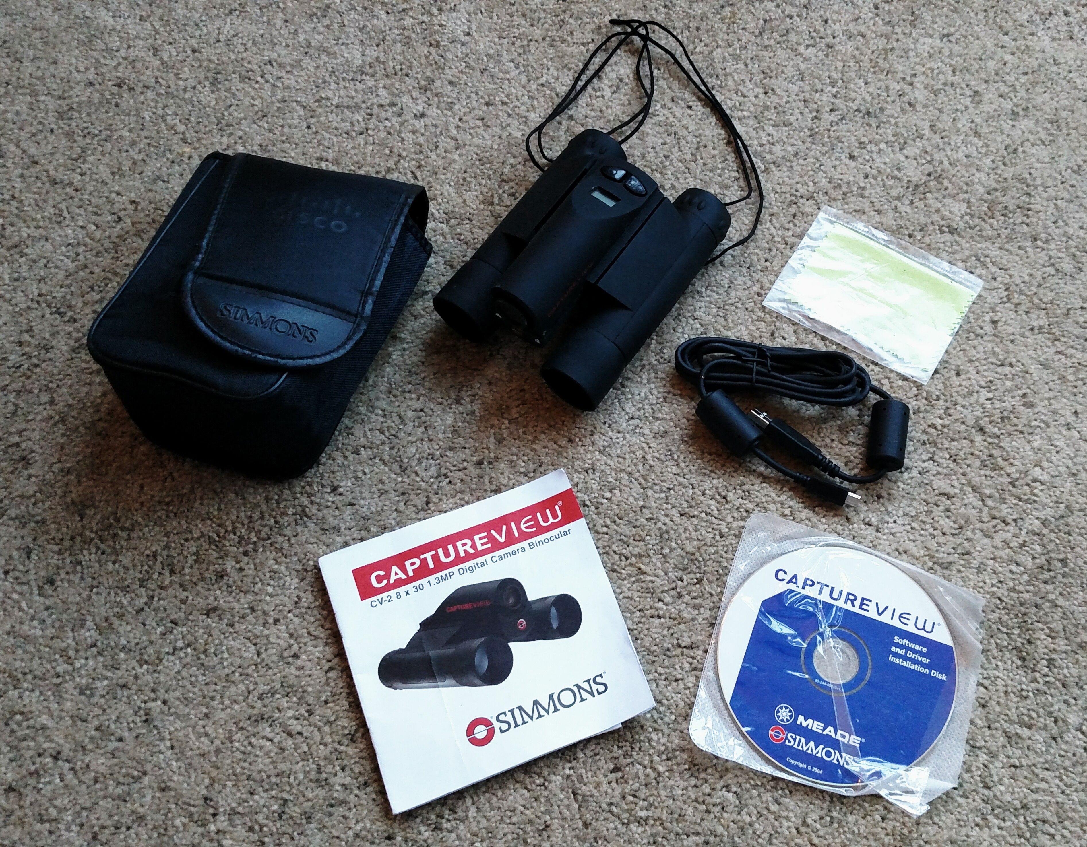 Simmons Captureview CV2 Digital Camera Binoculars for Sale in