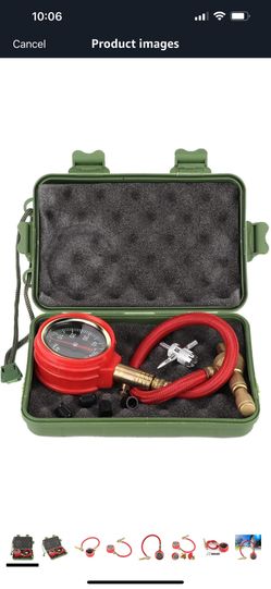 Tire Pressure Gauge, Portable Auto Car Tyre Tire Air Pressure Gauge Dial Meter Tire Pressure Meter Tester High Accuracy Tire Pressure Gauge Meter Test