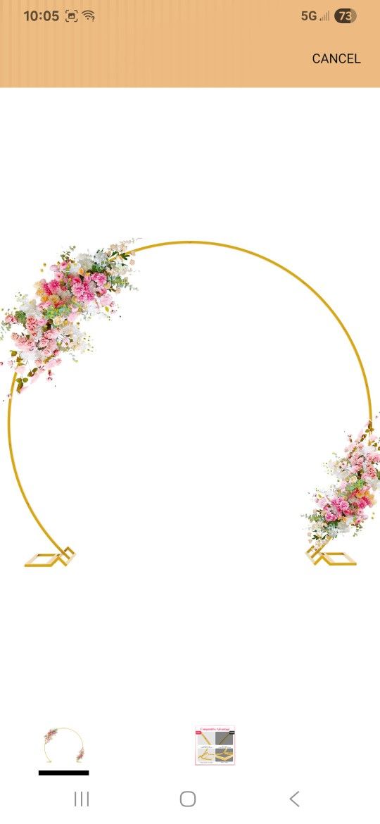 8ft Round Wedding Arch New In Box Pick Up In Pomona $30