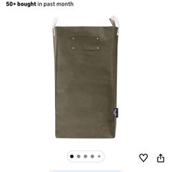 Canvas laundry basket / recycling bin