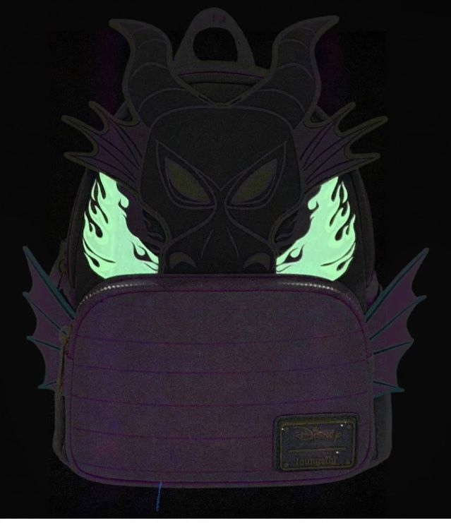 Loungefly Maleficent Dragon w/ Glow in the Dark Flames - Modern