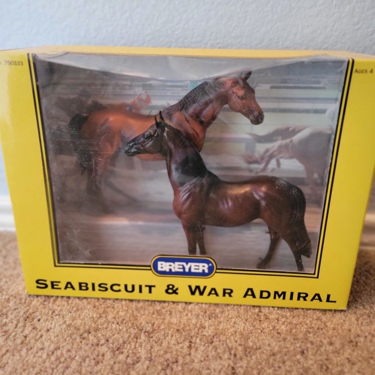 2003 New in Box BREYER Seabiscuit and War Admiral # 750333