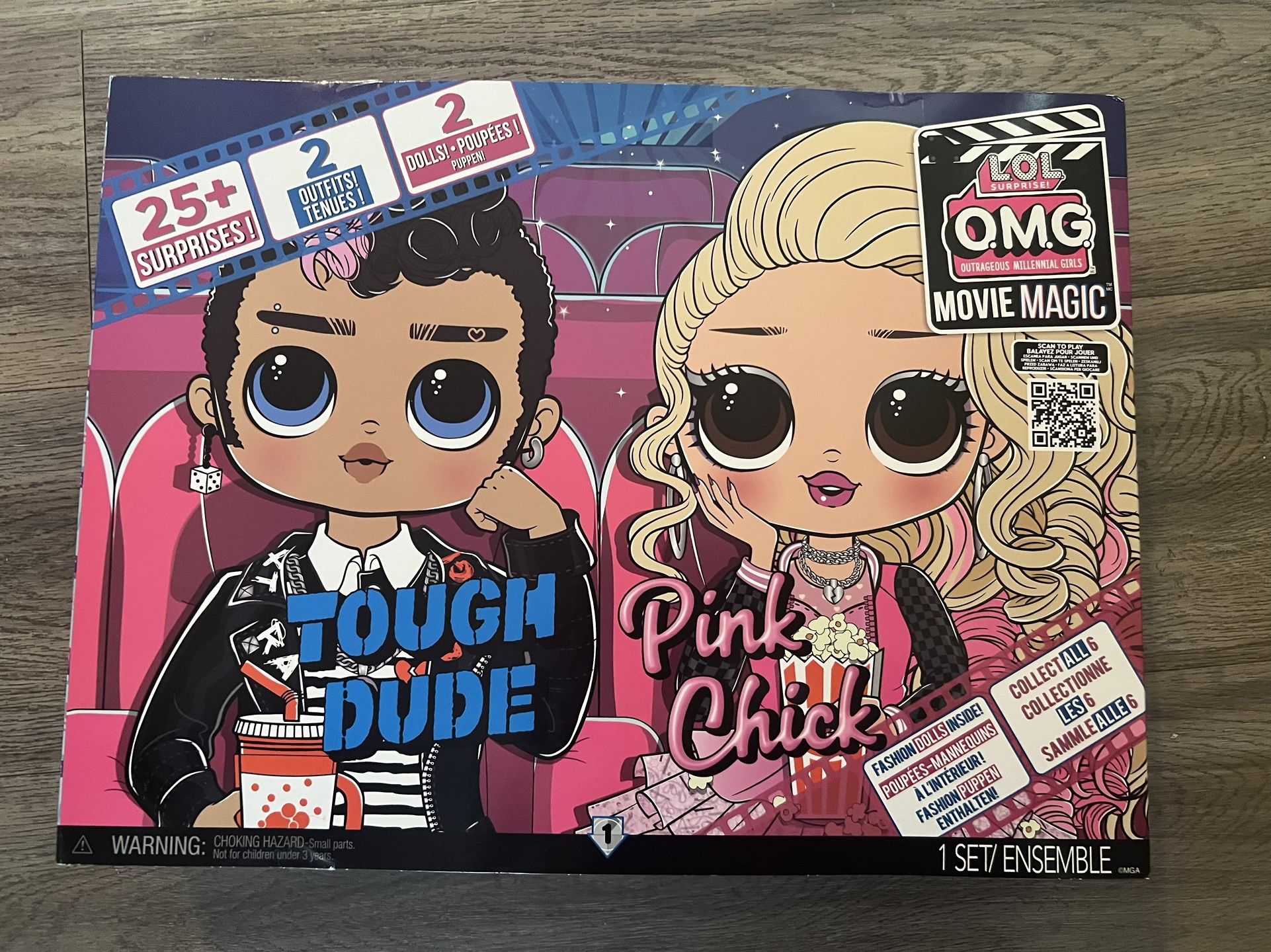 LOL Surprise OMG Movie Magic Tough Dude / Pink Chick 