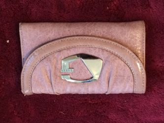 Pink guess wallet