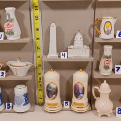 Vtg Porcelain S&P Shakers